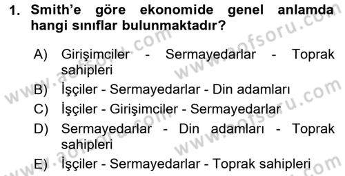 Gelir Dağılımı ve Yoksulluk Dersi 2024 - 2025 Yılı (Vize) Ara Sınav Soruları 1. Soru