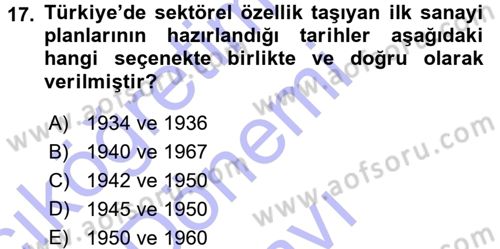 İstihdam ve İşsizlik Dersi 2015 - 2016 Yılı (Final) Dönem Sonu Sınav Soruları 17. Soru