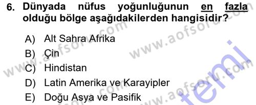 İstihdam ve İşsizlik Dersi 2015 - 2016 Yılı (Final) Dönem Sonu Sınav Soruları 6. Soru