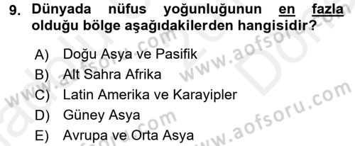 İstihdam ve İşsizlik Dersi 2017 - 2018 Yılı (Final) Dönem Sonu Sınav Soruları 9. Soru