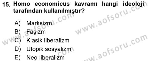 Sendikacılık Dersi 2015 - 2016 Yılı (Vize) Ara Sınav Soruları 15. Soru