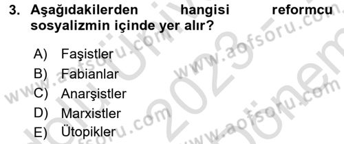 Sendikacılık Dersi 2023 - 2024 Yılı (Final) Dönem Sonu Sınav Soruları 3. Soru