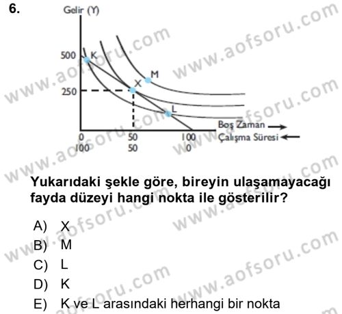 Çalışma Ekonomisi Dersi 2015 - 2016 Yılı (Vize) Ara Sınav Soruları 6. Soru