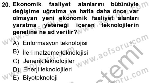 Endüstri İlişkileri Dersi 2014 - 2015 Yılı (Final) Dönem Sonu Sınav Soruları 20. Soru
