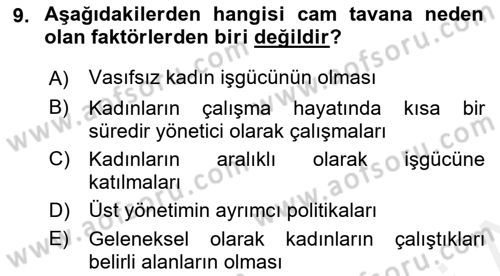 Endüstri İlişkileri Dersi 2018 - 2019 Yılı (Vize) Ara Sınav Soruları 9. Soru