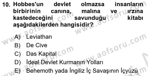 Endüstri İlişkileri Dersi 2023 - 2024 Yılı Yaz Okulu Sınav Soruları 10. Soru