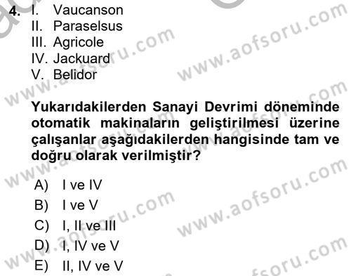 İş Sağlığı ve Güvenliği Dersi 2025 - 2026 Yılı (Vize) Ara Sınav Soruları 4. Soru