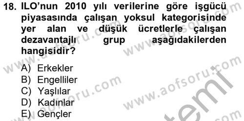 Yeni Teknolojiler ve Çalışma Hayatı Dersi 2012 - 2013 Yılı (Vize) Ara Sınav Soruları 18. Soru