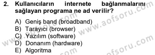 Yeni Teknolojiler ve Çalışma Hayatı Dersi 2012 - 2013 Yılı (Vize) Ara Sınav Soruları 2. Soru