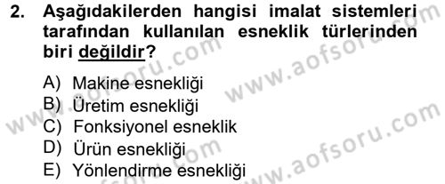 Yeni Teknolojiler ve Çalışma Hayatı Dersi 2012 - 2013 Yılı (Final) Dönem Sonu Sınav Soruları 2. Soru