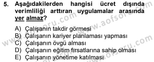 Yeni Teknolojiler ve Çalışma Hayatı Dersi 2012 - 2013 Yılı (Final) Dönem Sonu Sınav Soruları 5. Soru