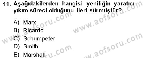 Yeni Teknolojiler ve Çalışma Hayatı Dersi 2013 - 2014 Yılı (Vize) Ara Sınav Soruları 11. Soru