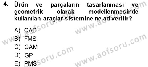Yeni Teknolojiler ve Çalışma Hayatı Dersi 2013 - 2014 Yılı (Final) Dönem Sonu Sınav Soruları 4. Soru