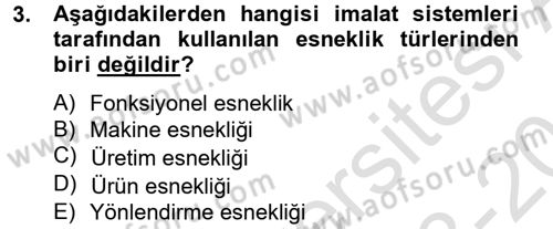 Yeni Teknolojiler ve Çalışma Hayatı Dersi 2013 - 2014 Yılı Tek Ders Sınav Soruları 3. Soru