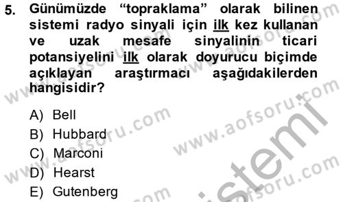 Yeni Teknolojiler ve Çalışma Hayatı Dersi 2014 - 2015 Yılı (Vize) Ara Sınav Soruları 5. Soru