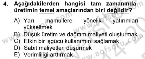 Yeni Teknolojiler ve Çalışma Hayatı Dersi 2014 - 2015 Yılı Tek Ders Sınav Soruları 4. Soru