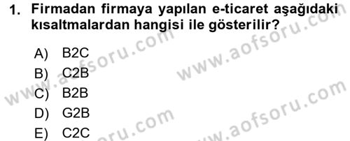Yeni Teknolojiler ve Çalışma Hayatı Dersi 2015 - 2016 Yılı (Vize) Ara Sınav Soruları 1. Soru