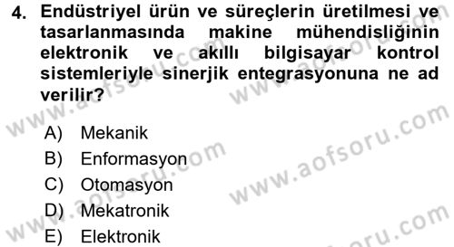 Yeni Teknolojiler ve Çalışma Hayatı Dersi 2015 - 2016 Yılı Tek Ders Sınav Soruları 4. Soru