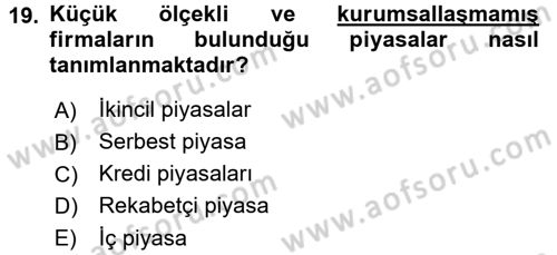 Yeni Teknolojiler ve Çalışma Hayatı Dersi 2017 - 2018 Yılı (Vize) Ara Sınav Soruları 19. Soru