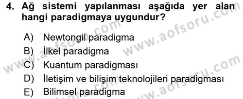 Yeni Teknolojiler ve Çalışma Hayatı Dersi 2017 - 2018 Yılı (Vize) Ara Sınav Soruları 4. Soru
