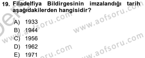 Sosyal Güvenlik Dersi 2016 - 2017 Yılı 3 Ders Sınav Soruları 19. Soru