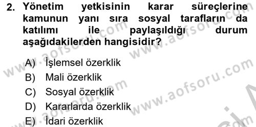 Sosyal Güvenlik Dersi 2016 - 2017 Yılı 3 Ders Sınav Soruları 2. Soru