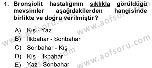 Hasta Çocukların Gelişimi Ve Eğitimi Dersi 2016 - 2017 Yılı (Final) Dönem Sonu Sınav Soruları 1. Soru