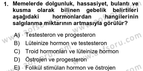 Çocuk Gelişiminde Normal Ve Atipik Gelişim Dersi 2015 - 2016 Yılı (Vize) Ara Sınav Soruları 1. Soru