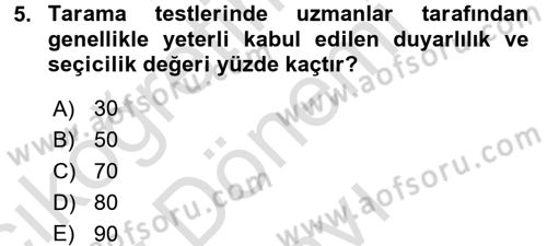 Öğretimde Planlama Ve Değerlendirme Dersi 2015 - 2016 Yılı (Final) Dönem Sonu Sınav Soruları 5. Soru