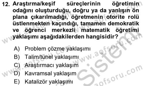 Çocuk Ve Oyun Dersi 2016 - 2017 Yılı 3 Ders Sınav Soruları 12. Soru