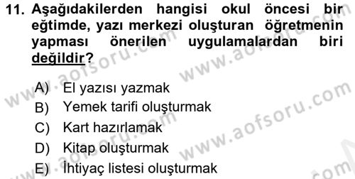 Çocuk Edebiyatı Ve Medya Dersi 2017 - 2018 Yılı 3 Ders Sınav Soruları 11. Soru