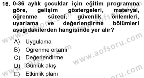 Kurum Uygulamaları Dersi 2016 - 2017 Yılı (Vize) Ara Sınavı 16. Soru