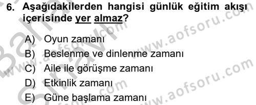 Kurum Uygulamaları Dersi 2016 - 2017 Yılı (Vize) Ara Sınavı 6. Soru