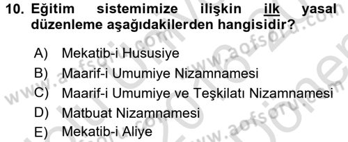 Kurum Uygulamaları Dersi 2016 - 2017 Yılı (Final) Dönem Sonu Sınav Soruları 10. Soru