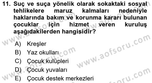 Kurum Uygulamaları Dersi 2016 - 2017 Yılı (Final) Dönem Sonu Sınav Soruları 11. Soru