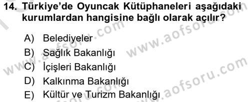 Kurum Uygulamaları Dersi 2016 - 2017 Yılı (Final) Dönem Sonu Sınav Soruları 14. Soru