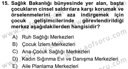 Kurum Uygulamaları Dersi 2016 - 2017 Yılı (Final) Dönem Sonu Sınav Soruları 15. Soru