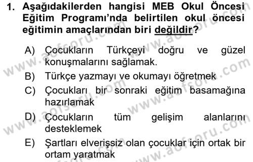 Kurum Uygulamaları Dersi 2017 - 2018 Yılı (Vize) Ara Sınav Soruları 1. Soru