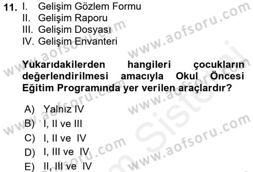 Kurum Uygulamaları Dersi 2017 - 2018 Yılı (Vize) Ara Sınav Soruları 11. Soru