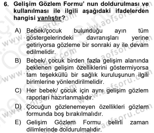 Kurum Uygulamaları Dersi 2017 - 2018 Yılı (Vize) Ara Sınav Soruları 6. Soru