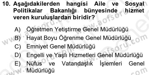 Kurum Uygulamaları Dersi 2017 - 2018 Yılı (Final) Dönem Sonu Sınav Soruları 10. Soru