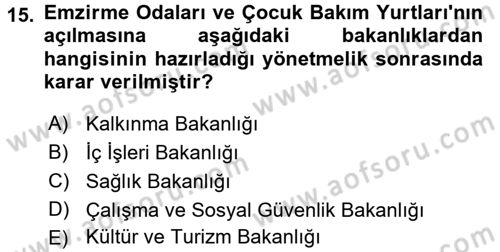 Kurum Uygulamaları Dersi 2017 - 2018 Yılı (Final) Dönem Sonu Sınav Soruları 15. Soru