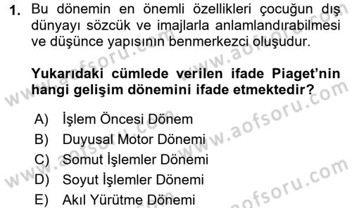 Çocuk, Bilim Ve Teknoloji Dersi 2017 - 2018 Yılı (Final) Dönem Sonu Sınav Soruları 1. Soru