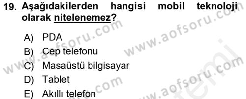Çocuk, Bilim Ve Teknoloji Dersi 2017 - 2018 Yılı (Final) Dönem Sonu Sınav Soruları 19. Soru