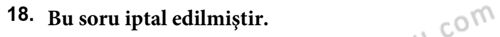 Çocuk, Bilim Ve Teknoloji Dersi 2018 - 2019 Yılı (Vize) Ara Sınav Soruları 18. Soru