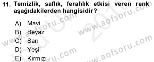 Çocukta Sanat Eğitimi Ve Yaratıcılık Dersi 2017 - 2018 Yılı 3 Ders Sınav Soruları 11. Soru