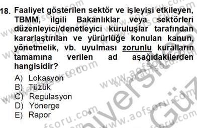 Çağrı Merkezi Yönetimi 1 Dersi Ara Sınavı Deneme Sınav Soruları 18. Soru