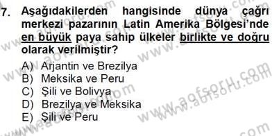 Çağrı Merkezi Yönetimi 1 Dersi Ara Sınavı Deneme Sınav Soruları 7. Soru