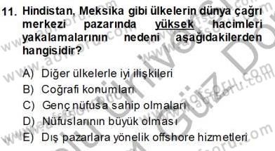 Çağrı Merkezi Yönetimi 1 Dersi Ara Sınavı Deneme Sınav Soruları 11. Soru