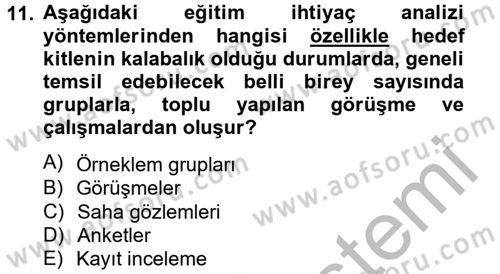 Çağrı Merkezi Yönetimi 2 Dersi 2012 - 2013 Yılı (Final) Dönem Sonu Sınav Soruları 11. Soru